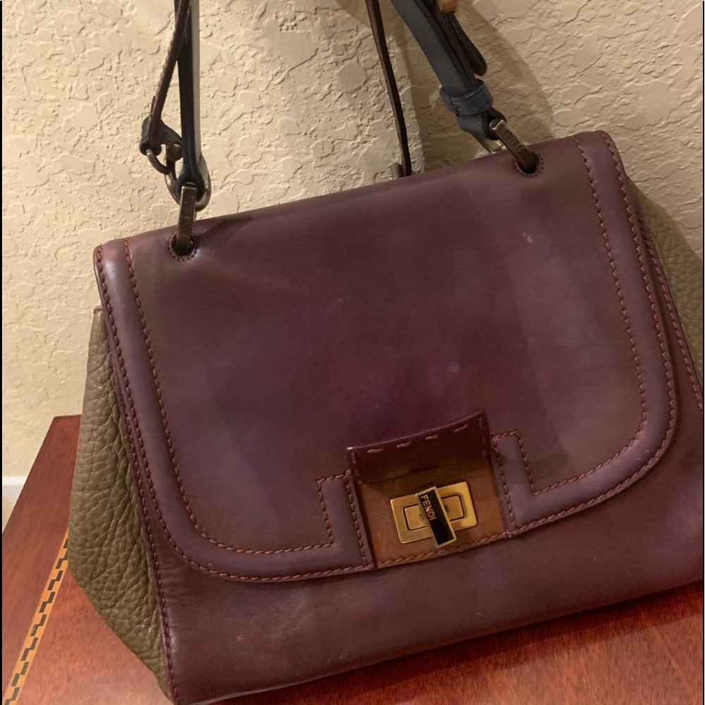 Tricolor Silvana Fendi Crossbody